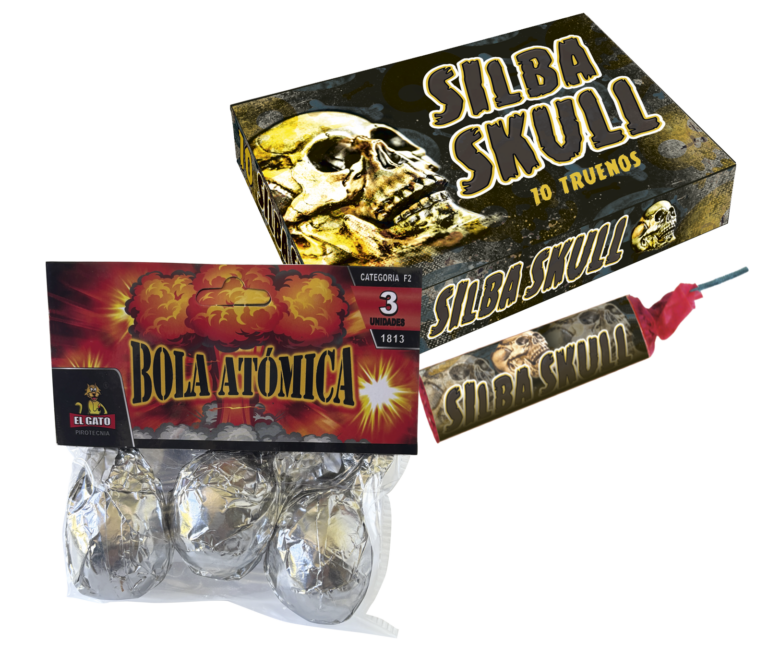 PACK AHORRO 10 SILBA SKULL + 3 BOLA ATOMICA