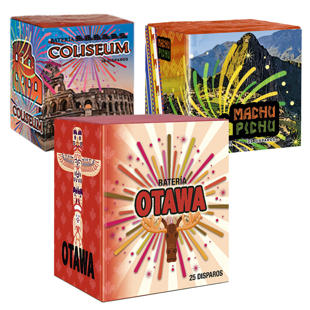 Pack Ahorro COLISEUM + MACHU PICHU + OTAWA