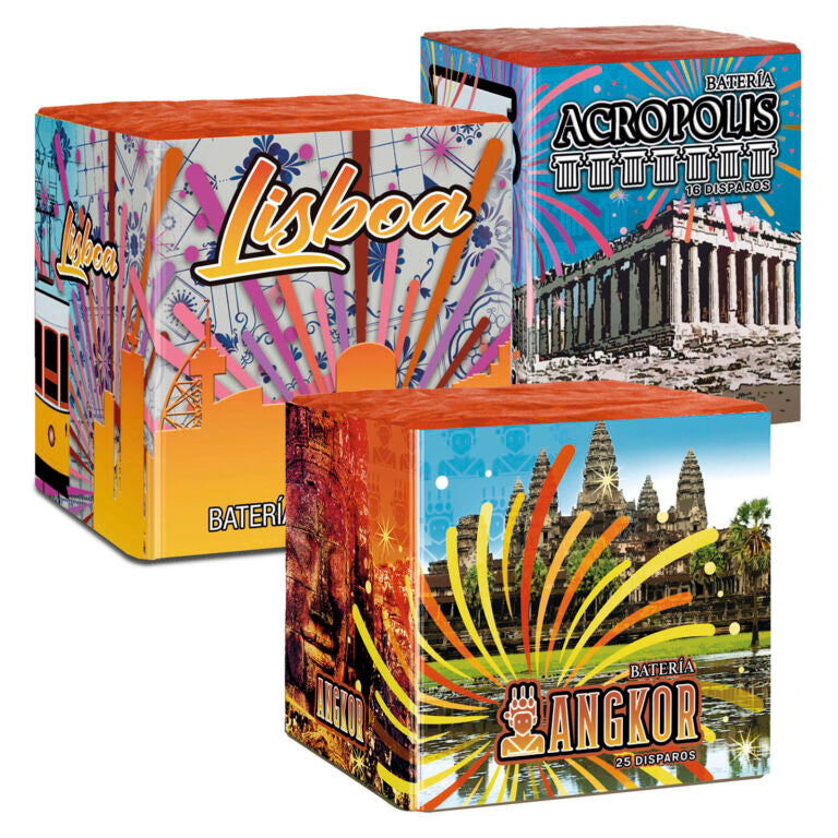 Pack Ahorro  ACROPOLIS + ANGKOR + LISBOA