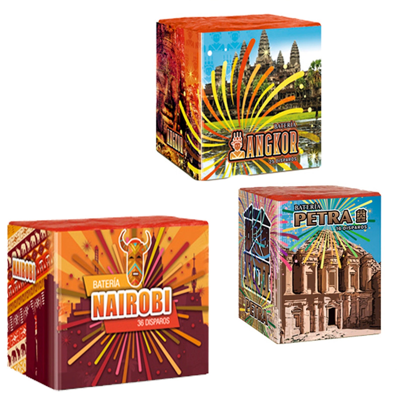 Pack Ahorro  PETRA + ANGKOR + NAIROBI