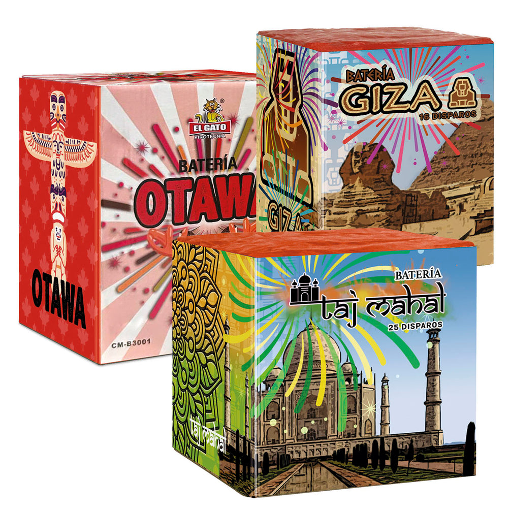Pack Ahorro  OTAWA + TAJ MAHAL + GIZA